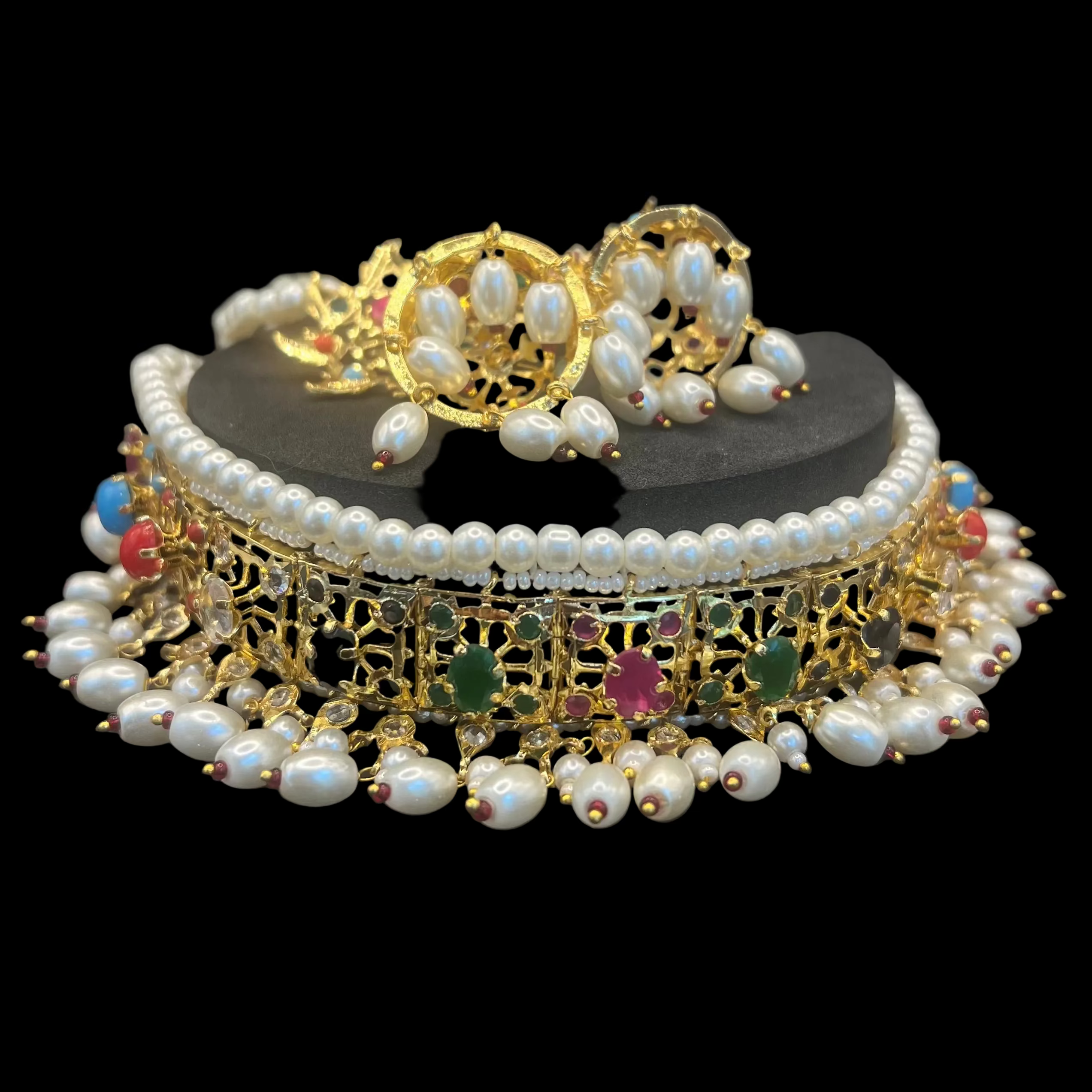 Zahra Multicolor Choker Set