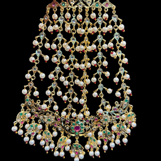 Sehar Red & Green Jhoomar