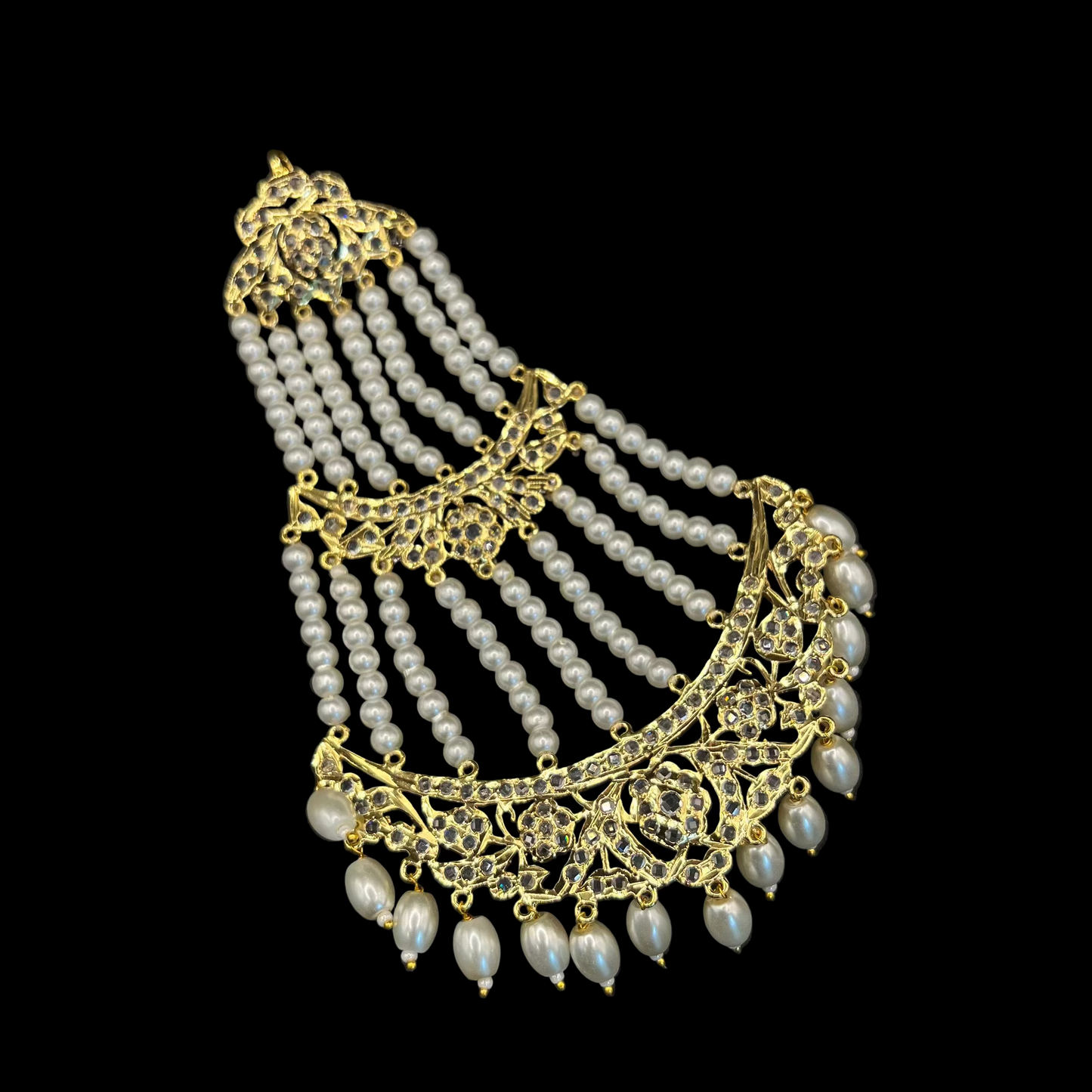 Aaliya White Jhoomar