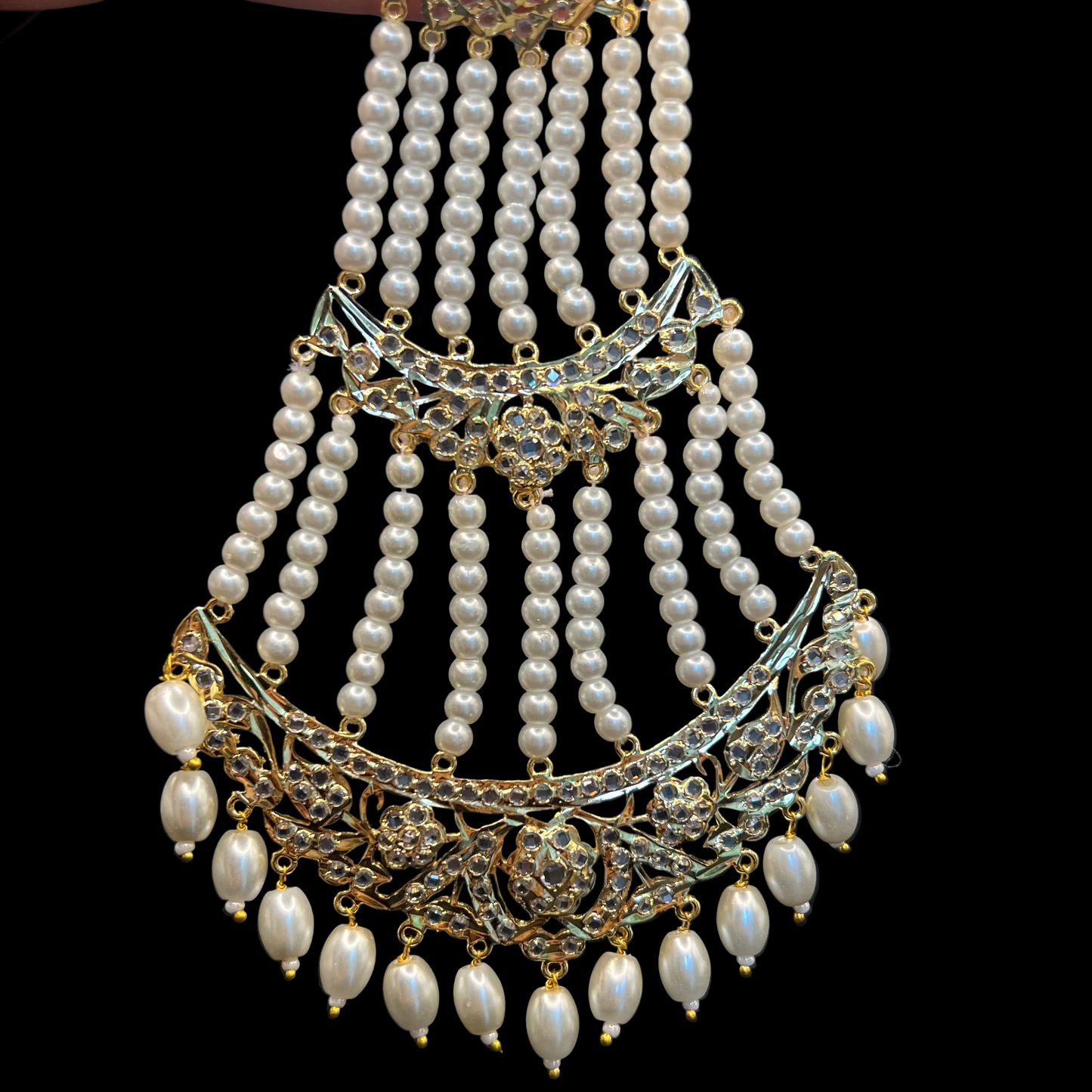 Aaliya White Jhoomar