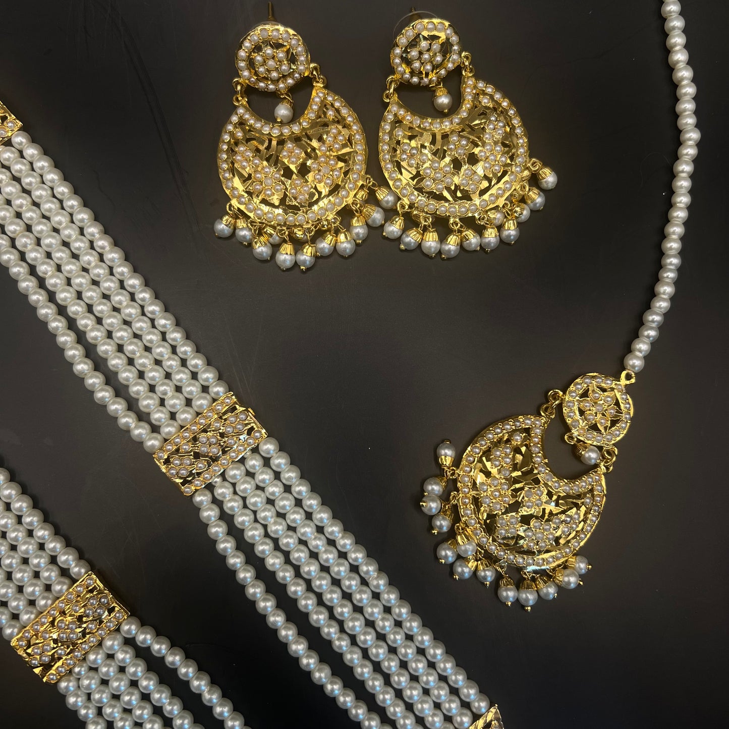 Meher Pearl Long Necklace Set
