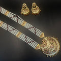 Meher Ruby Long Necklace Set