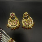 Meher Ruby Long Necklace Set
